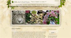 Desktop Screenshot of billyjoesfoodfarm.com